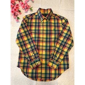 Ralph Lauren Plaid Patterned Dress Shirt
